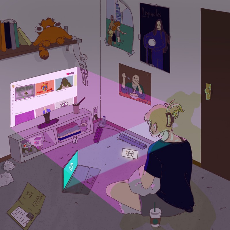 Blinder Fleck, digital, 2025